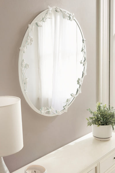 Rosella Floral Wall Mirror Metal