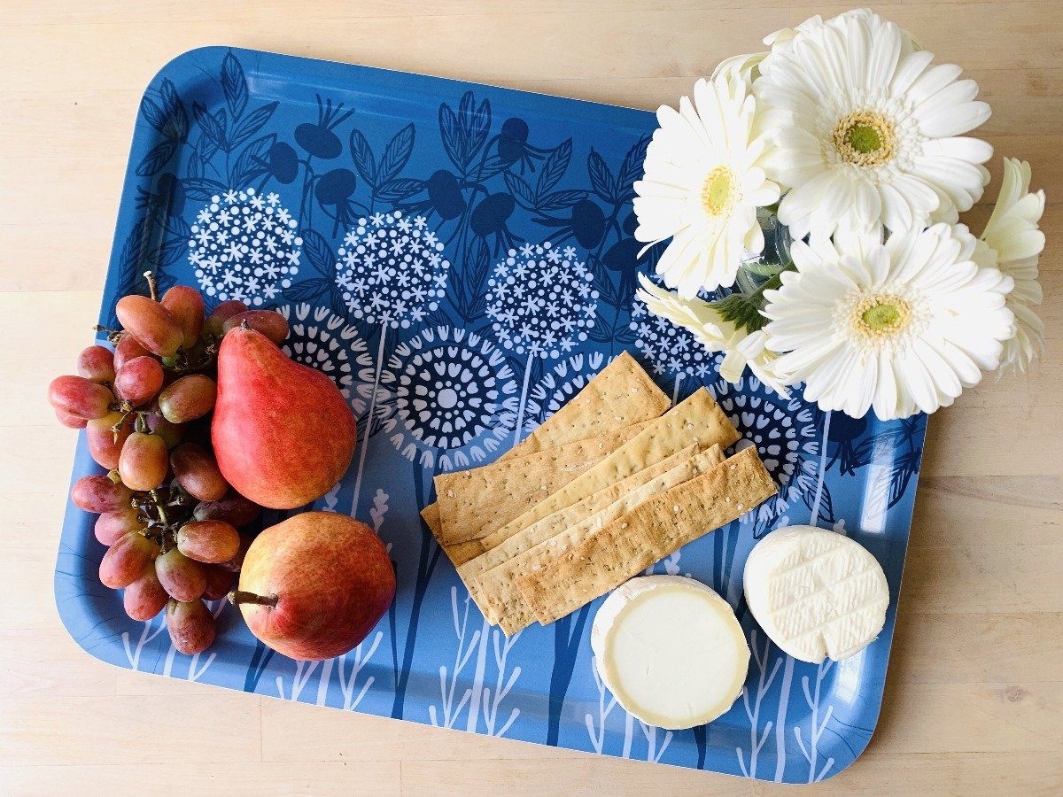 Bloom in Blue Tray by sweetgum home, LLC - product image 3 for Resin Society