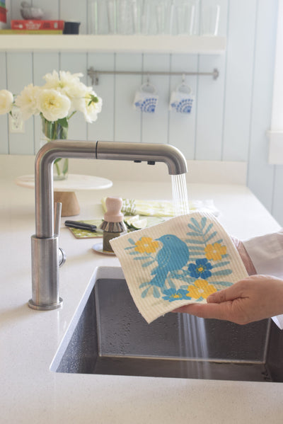 Blue Bird Swedish Dishcloth by sweetgum home, LLC - product image 2 for Resin Society