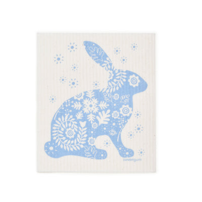 Blue Bunny Swedish Dishcloth by sweetgum home, LLC - main product image for Resin Society