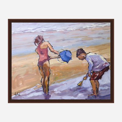 Blue Bucket Artist Enhanced Canvas Print by John Beard Collection - product image 7 for Resin Society
