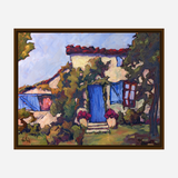 Blue Door Artist Enhanced Canvas Print by John Beard Collection - product image 7 for Resin Society