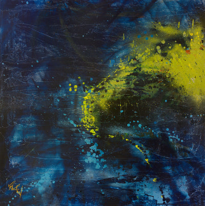 Bluegreen Artist Enhanced Canvas Print by John Beard Collection - main product image for Resin Society