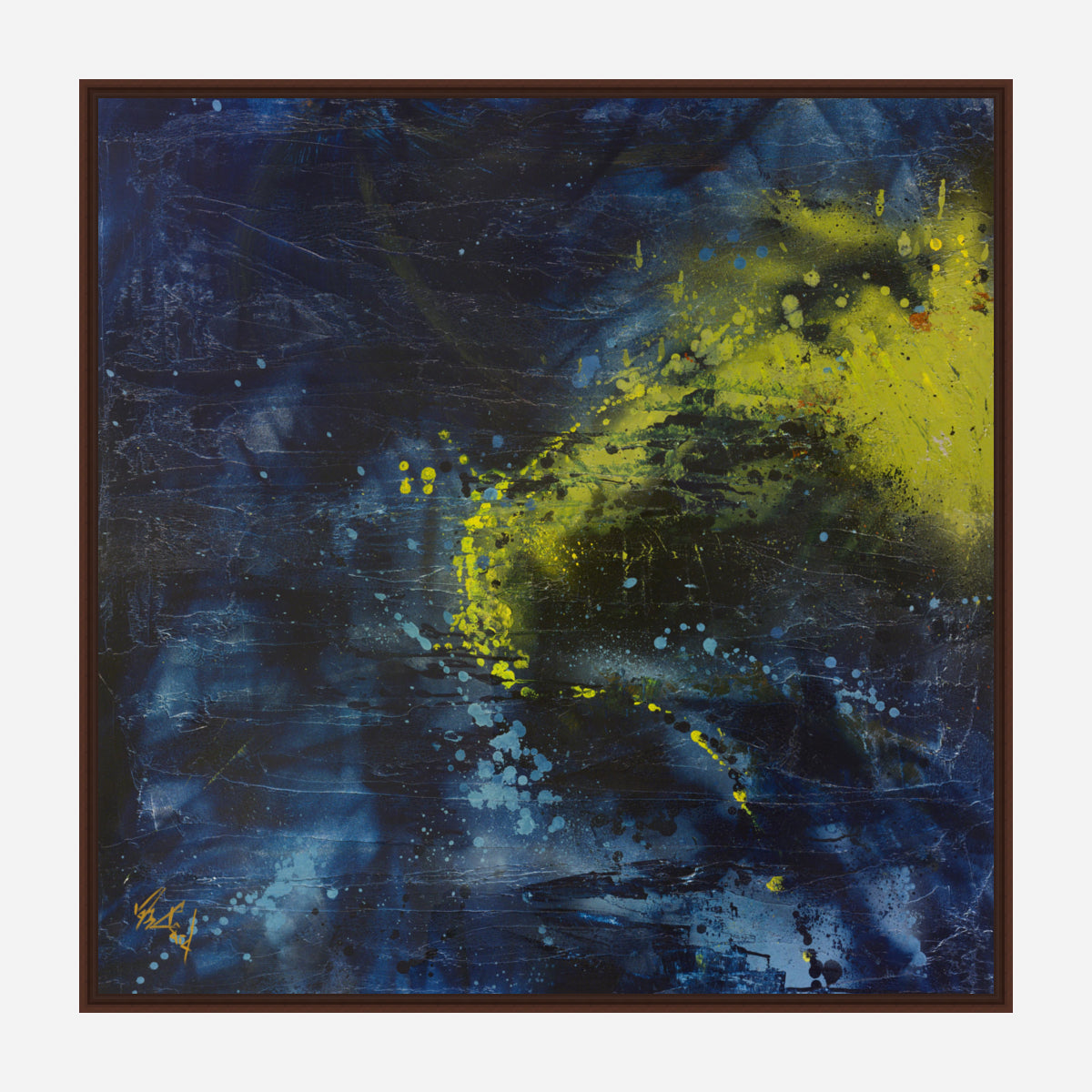 Bluegreen Artist Enhanced Canvas Print by John Beard Collection - product image 7 for Resin Society
