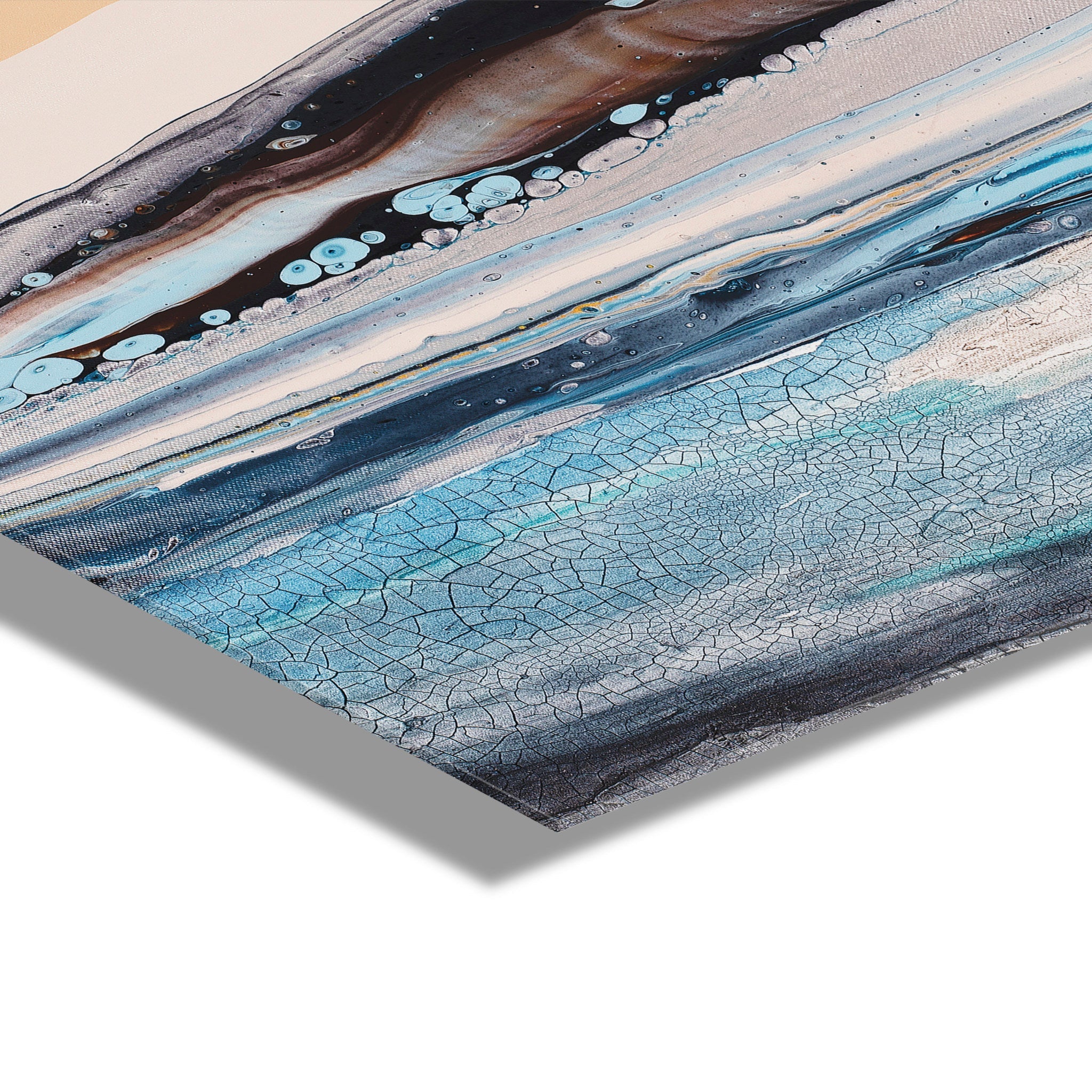 Glacier Park Floating Acrylic Art by Xizhou Xie