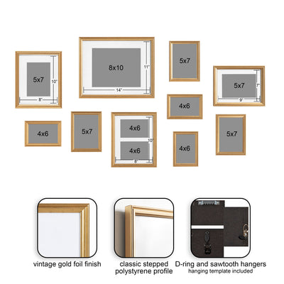 Adlynn Glam Wall Picture Frame Set by kateandlaurel - product image 2 for Resin Society