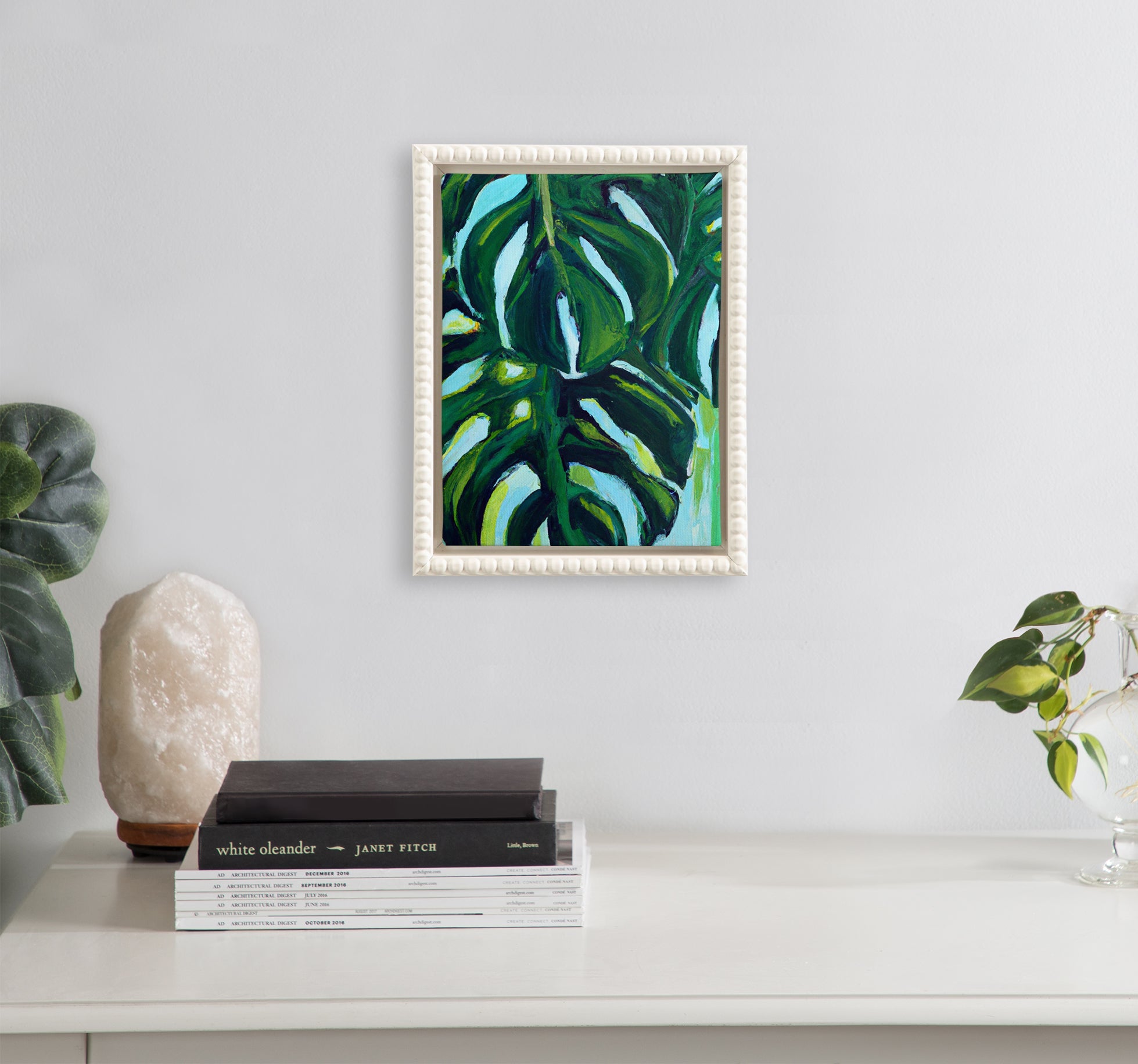 Sylvie Blank Framed Canvas 8x10