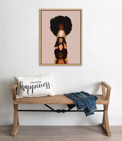 Sylvie Sisters Framed Canvas by kateandlaurel - product image 4 for Resin Society