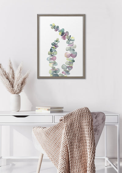 Blake Eucalyptus 2 Branches Framed Printed Glass by kateandlaurel - product image 3 for Resin Society
