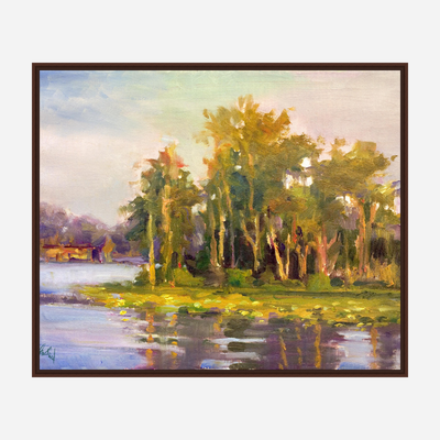 Bright Island Artist Enhanced Canvas Print by John Beard Collection - product image 7 for Resin Society