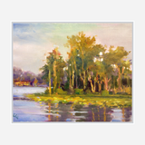Bright Island Artist Enhanced Canvas Print by John Beard Collection - product image 6 for Resin Society