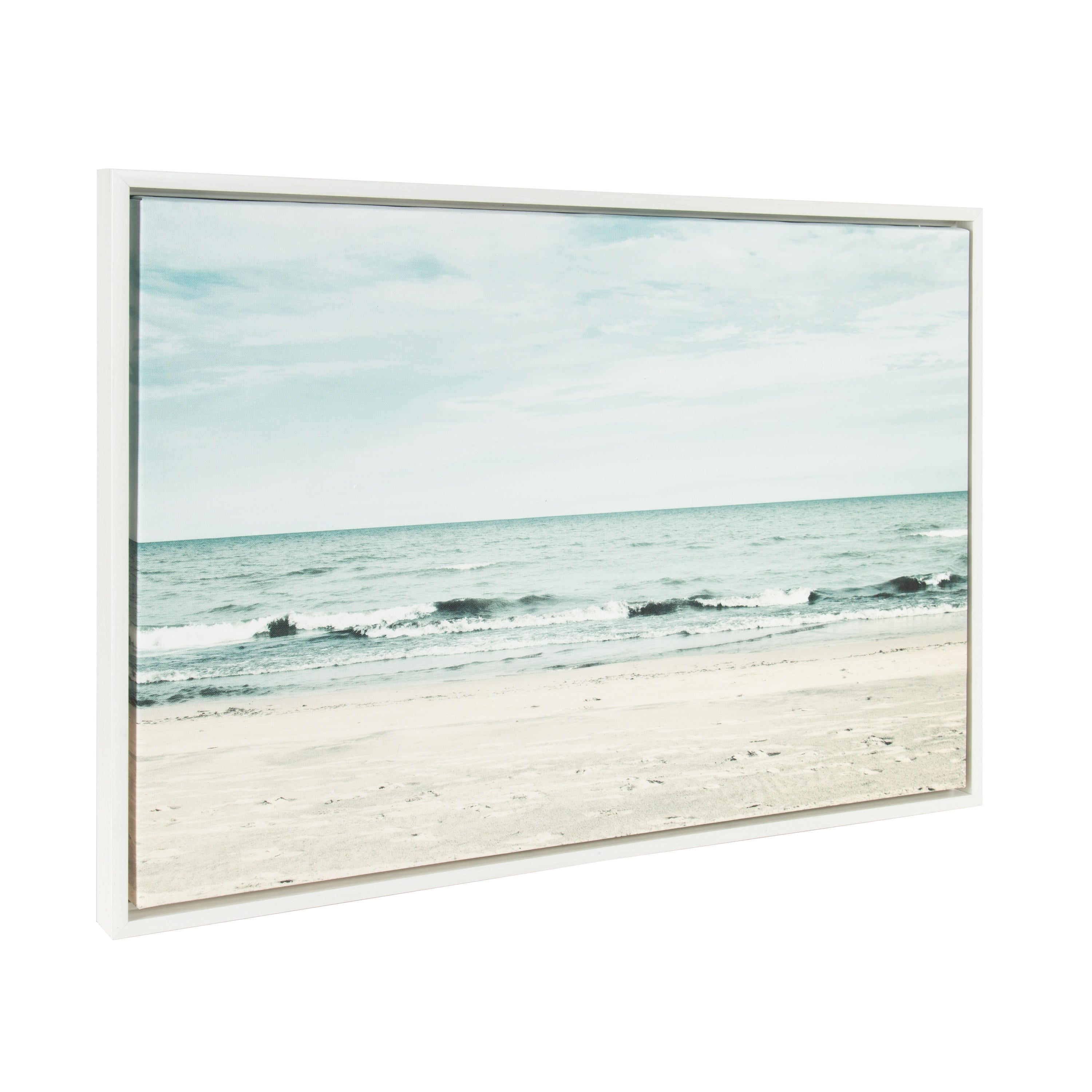 Sylvie Beach 2 Framed Canvas by kateandlaurel - product image 9 for Resin Society