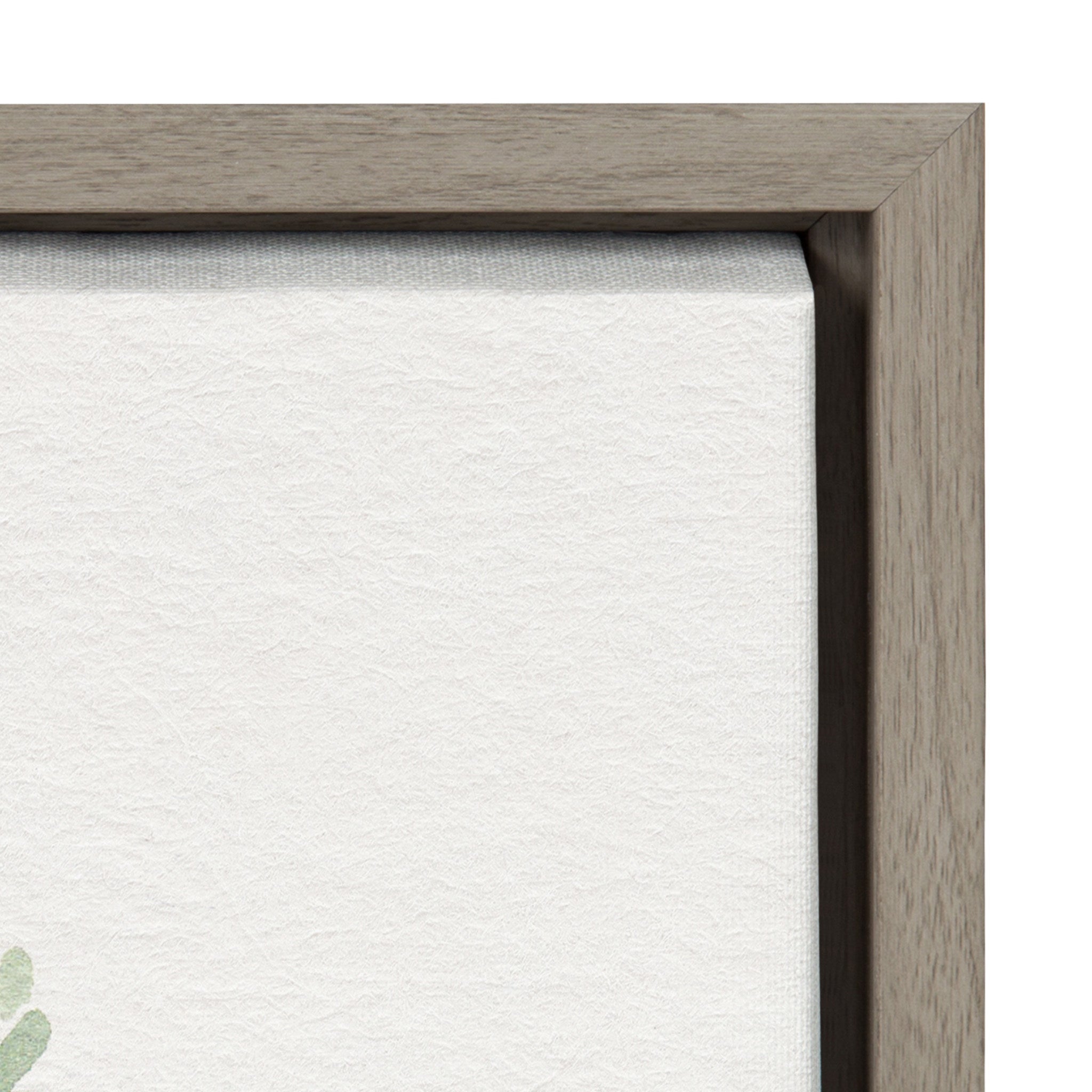 Sylvie Flowers and Ferns Framed Canvas by kateandlaurel - product image 3 for Resin Society