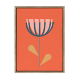 Sylvie Flower in Orange Framed Canvas by kateandlaurel - product image 9 for Resin Society