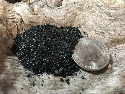 Bulk natural black sand for crafts and DIY projects in various sizes