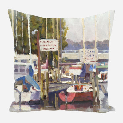 Bull Bay Pier Pillow by John Beard Collection - main product image for Resin Society