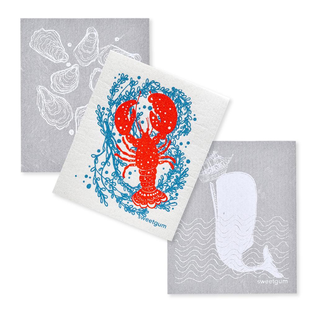 Bundle of 3 Swedish Dishcloths by sweetgum home, LLC - main product image for Resin Society