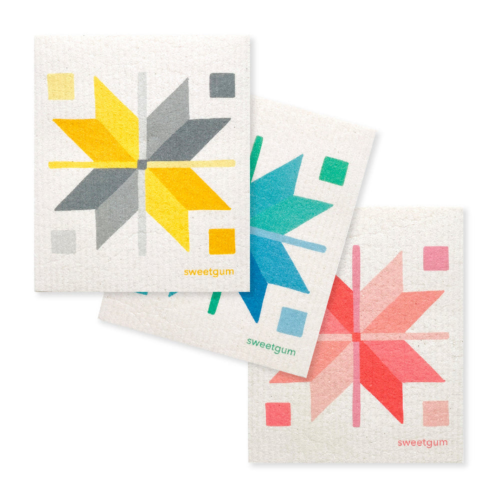 Bundle of 3 Swedish Dishcloths by sweetgum home, LLC - main product image for Resin Society