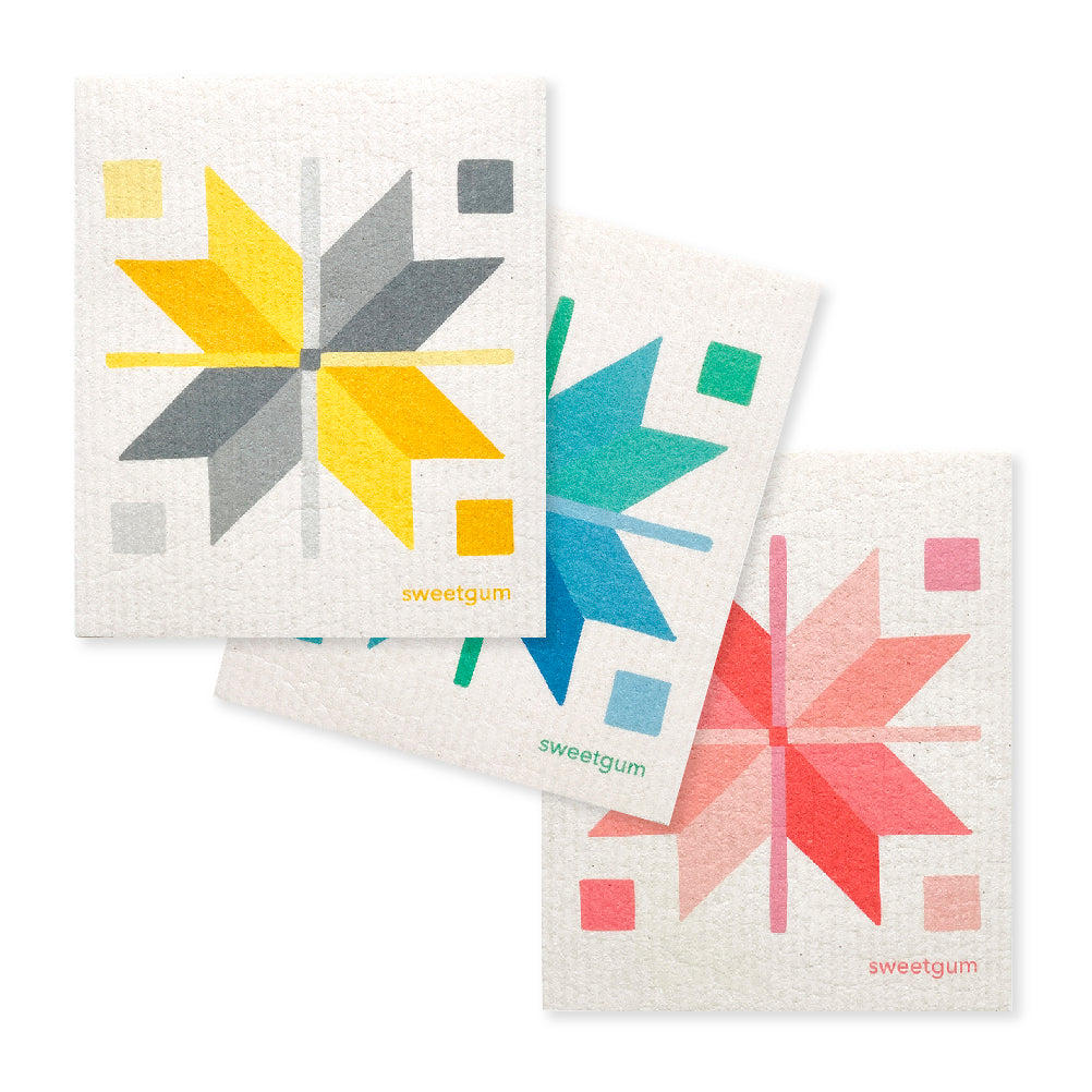 Bundle of 3 Swedish Dishcloths by sweetgum home, LLC - main product image for Resin Society