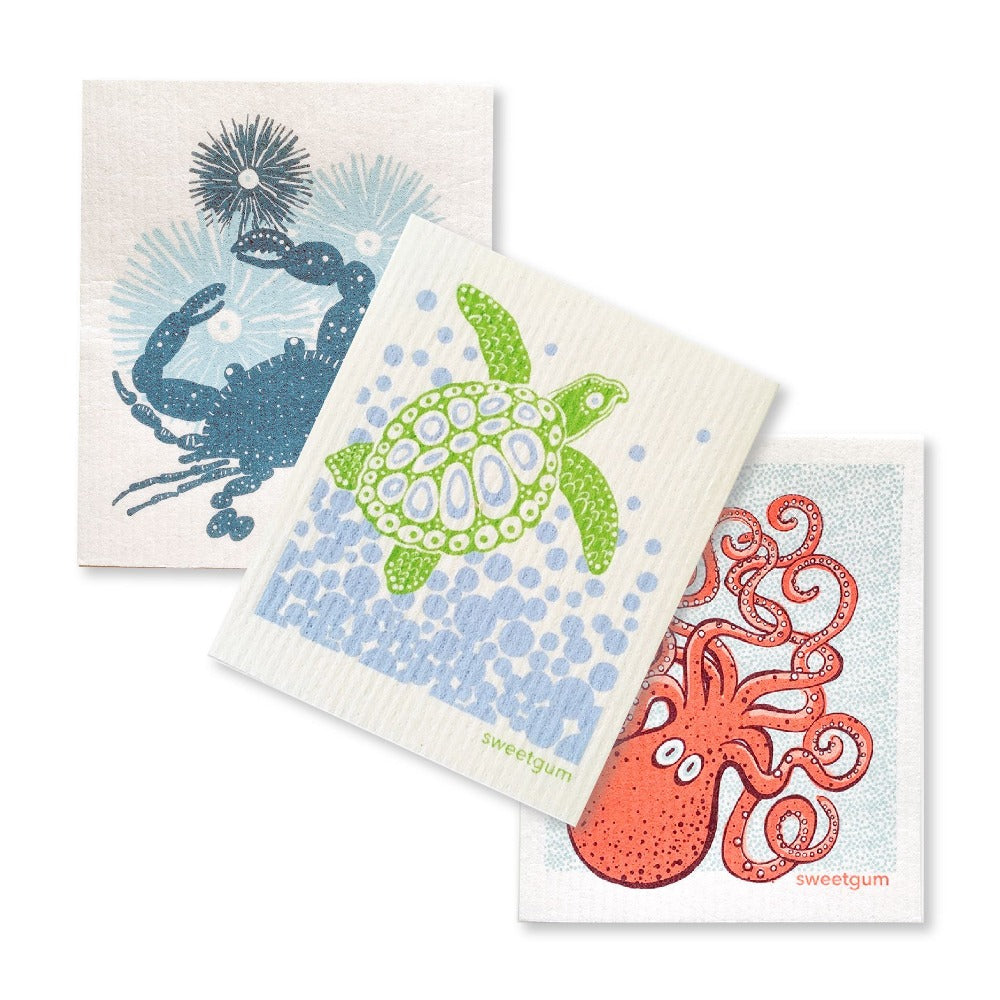 Bundle of 3 Swedish Dishcloths by sweetgum home, LLC - main product image for Resin Society