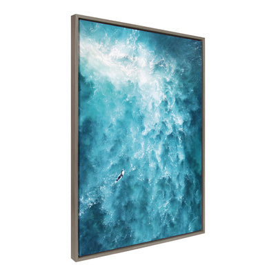 Sylvie La Jolla 7 Framed Canvas by Rachel Bolgov by kateandlaurel - product image 2 for Resin Society