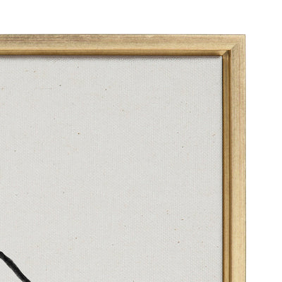Sylvie 871 Modern Circles Framed Canvas by kateandlaurel - product image 3 for Resin Society