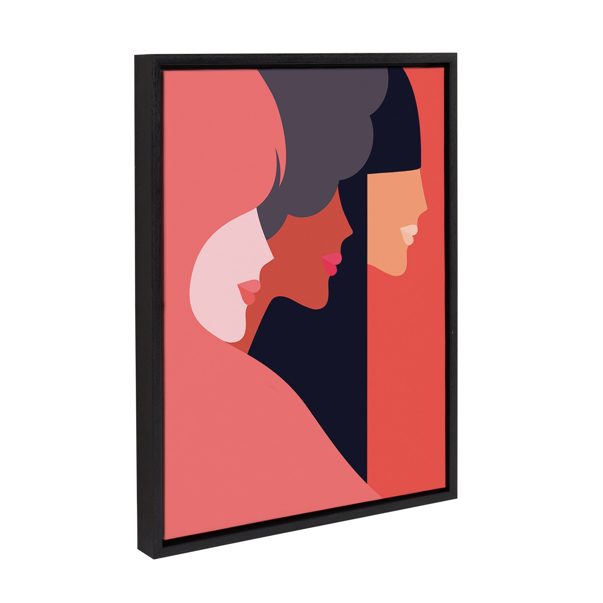 Sylvie We Can Framed Canvas by kateandlaurel - product image 2 for Resin Society
