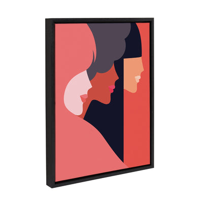 Sylvie We Can Framed Canvas by kateandlaurel - product image 2 for Resin Society