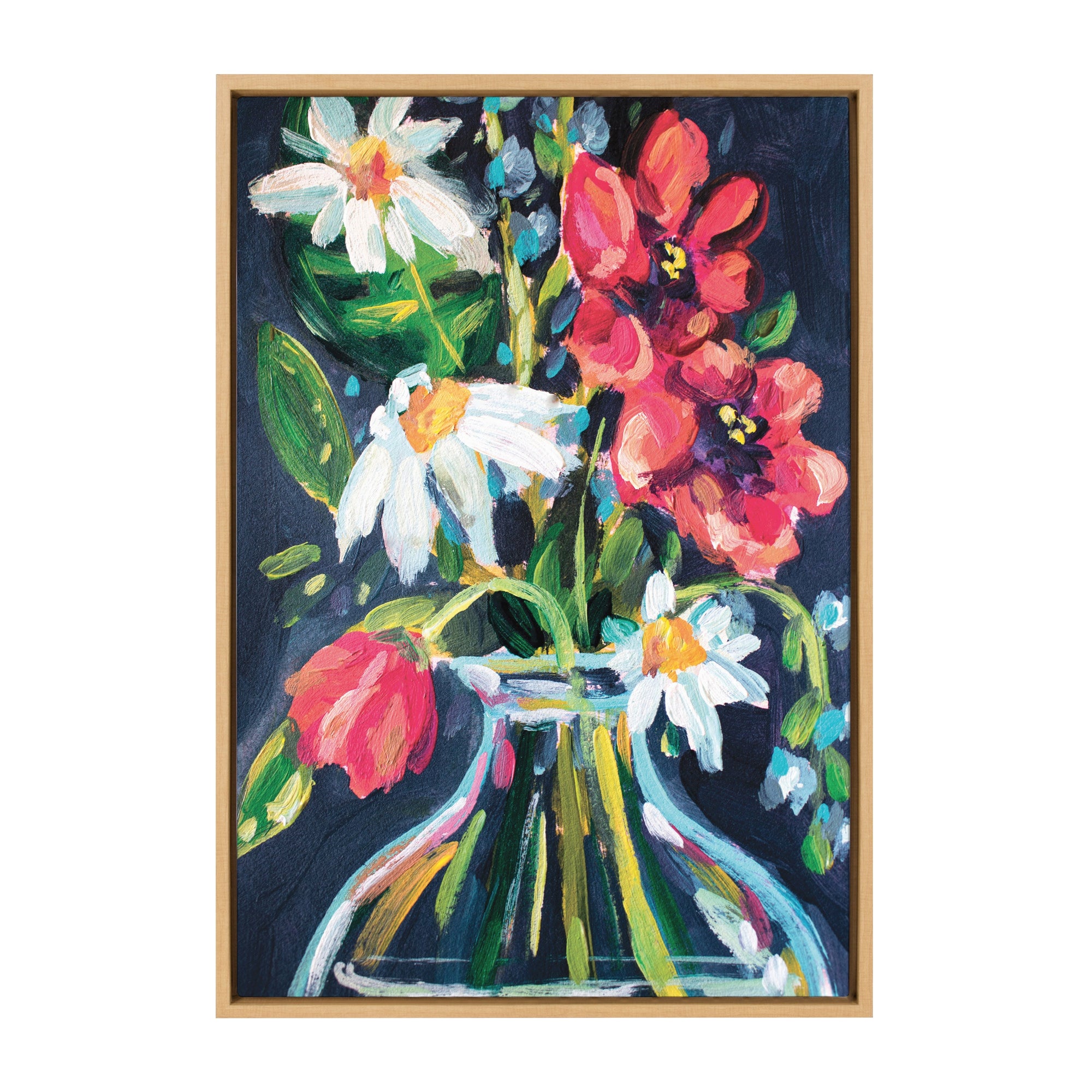 Sylvie Romantic Silhouettes Framed Canvas by Rachel Christopoulos by kateandlaurel - product image 8 for Resin Society
