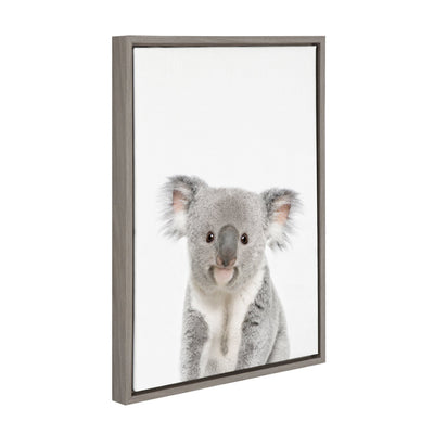 Sylvie Koala Framed Canvas by Amy Peterson Art Studio by kateandlaurel - product image 2 for Resin Society