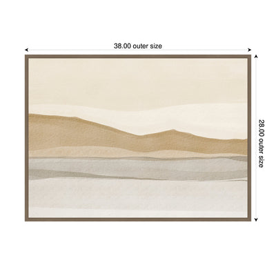 Muted Motion by Nikita Jariwala Framed Canvas Wall Art Print