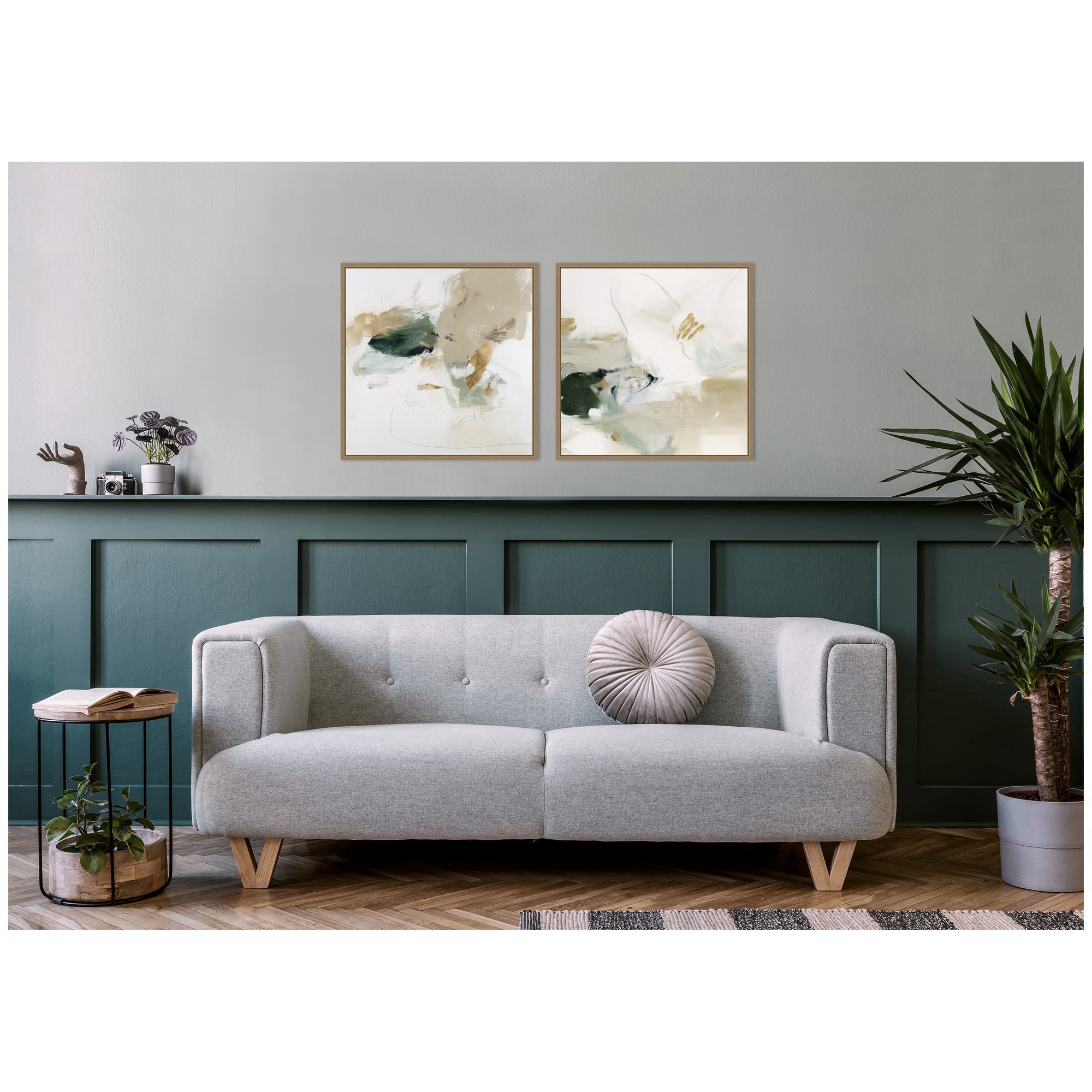 Field No.
1 & No.
2 2 Piece Framed Canvas Wall Art Set by Amy Lighthall