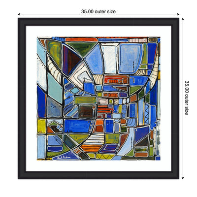 Framed Art Retro Current by Leah Nadeau