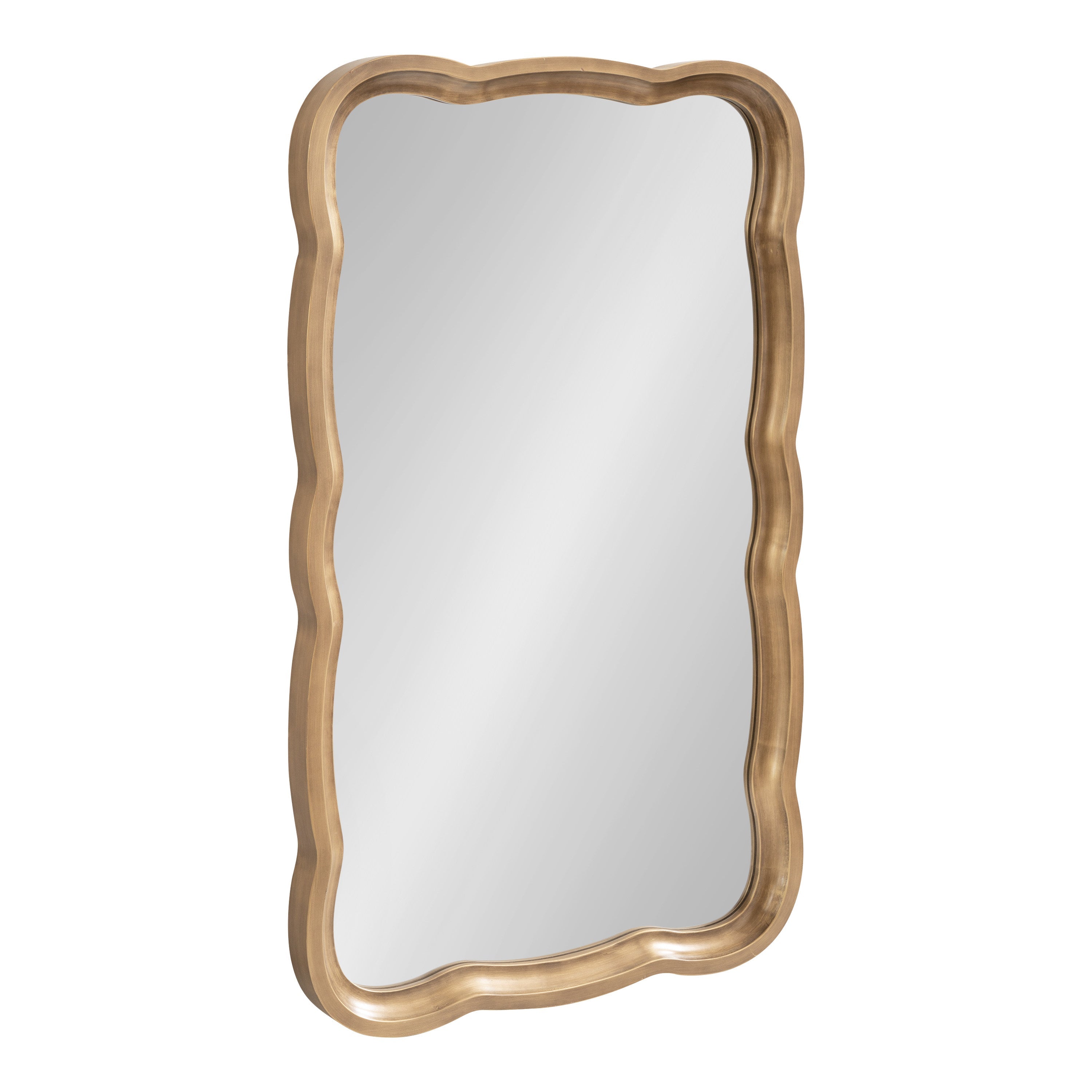 Hatherleigh Scallop Wood Wall Mirror by kateandlaurel - product image 8 for Resin Society