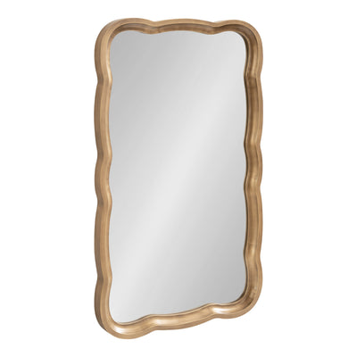 Hatherleigh Scallop Wood Wall Mirror by kateandlaurel - product image 8 for Resin Society