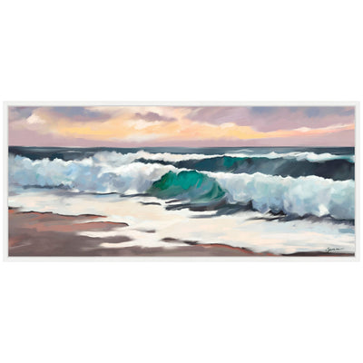 Sylvie Roll Tide Framed Canvas by Mary Sparrow
