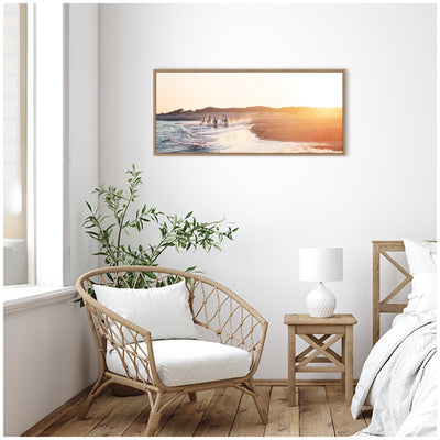 Camargue Horses XXIX by Laura Evans Framed Canvas Wall Art Print