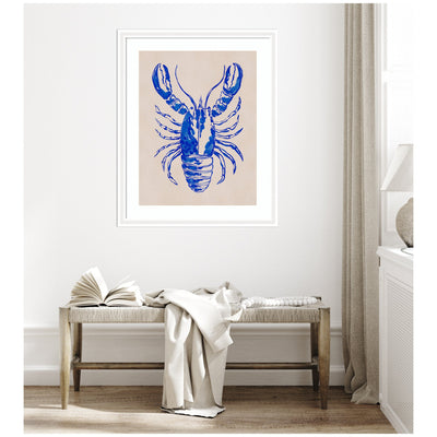 Framed Art Lobster by Nikita Jariwala