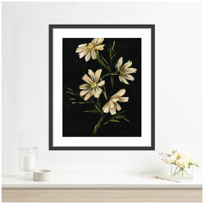 Framed Art Moody Floral 4 by Annie Quigley