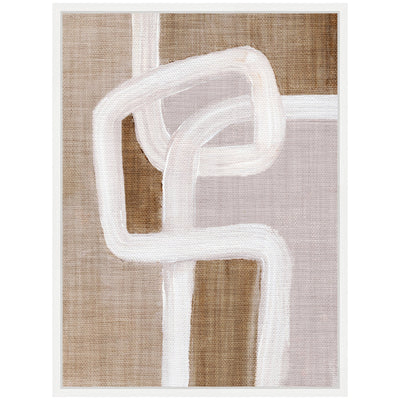 Sylvie Rhythmic Lines l Framed Canvas by Nikita Jariwala