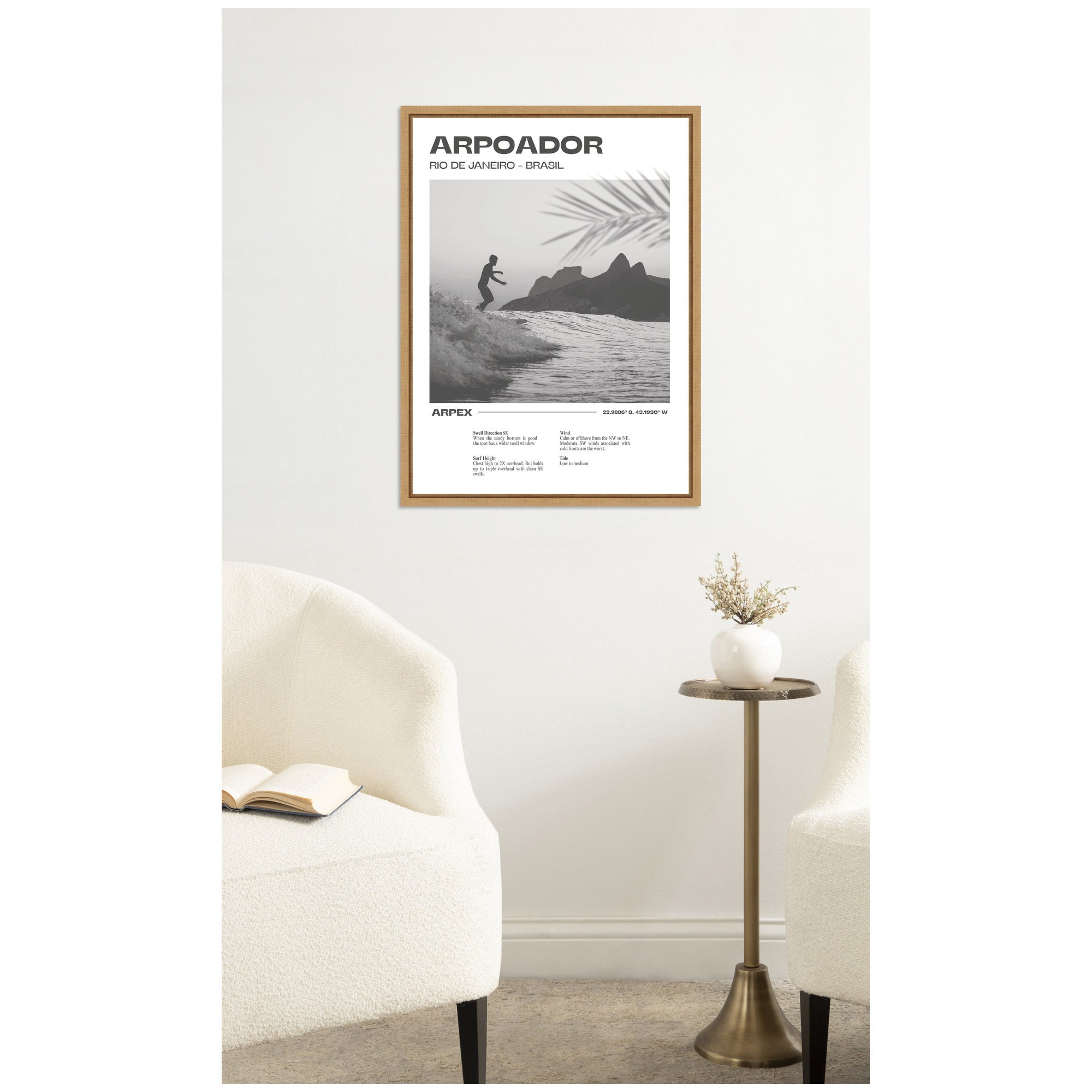 Rio de Janeiro by Honey Island Studio Framed Canvas Wall Art Print