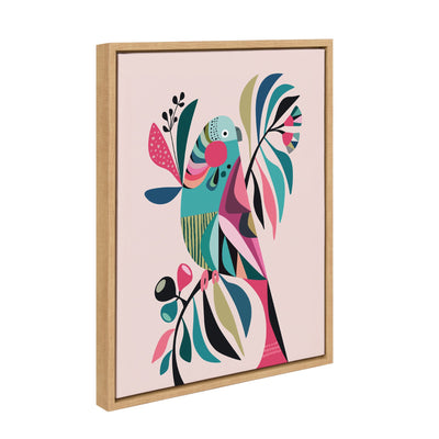 Sylvie Parakeet Framed Canvas by kateandlaurel - product image 2 for Resin Society