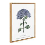 Sylvie Blooming Hydrangea Framed Canvas by kateandlaurel - main product image for Resin Society