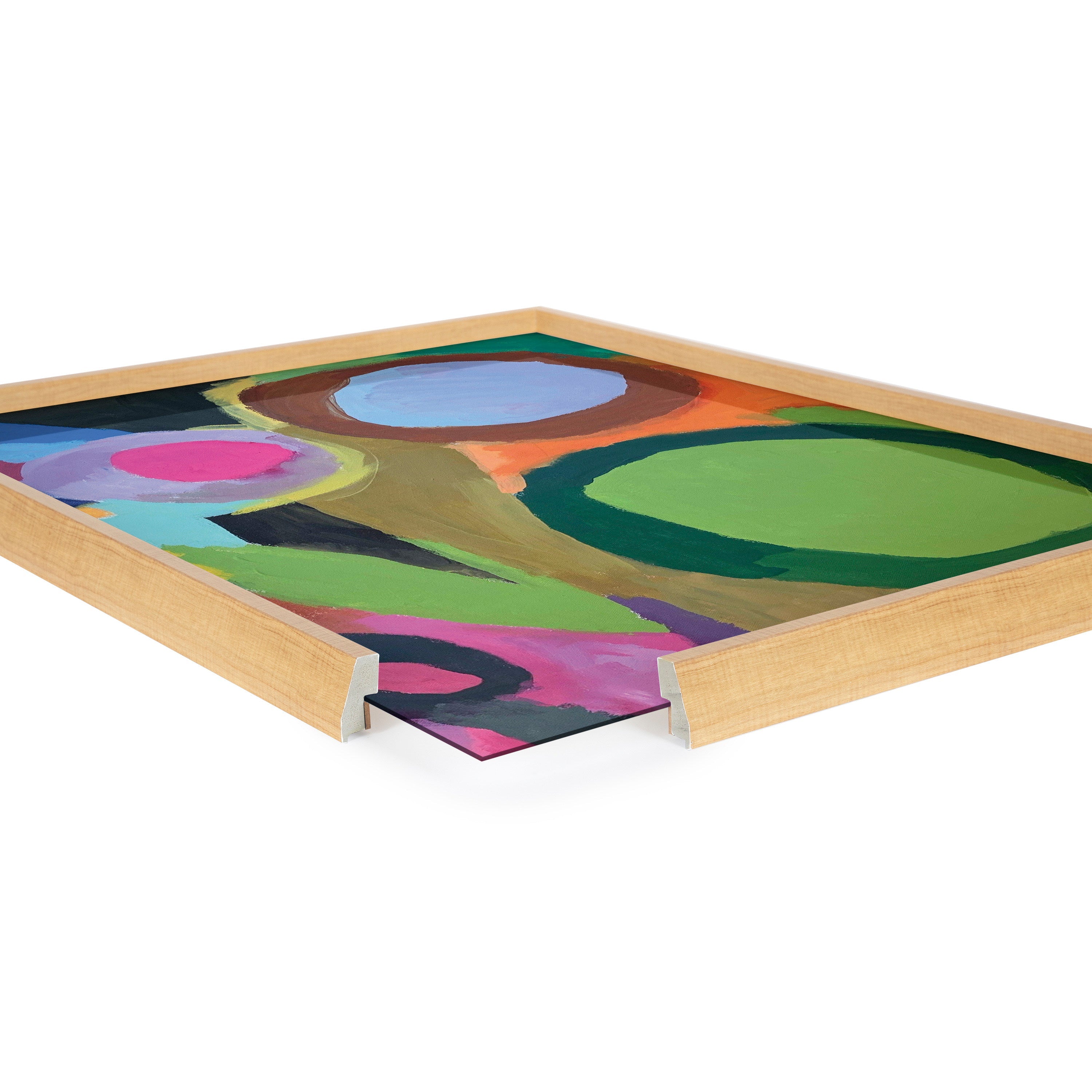 Blake Circle of Love Framed Printed Glass by Caleb Griswold by kateandlaurel - product image 3 for Resin Society