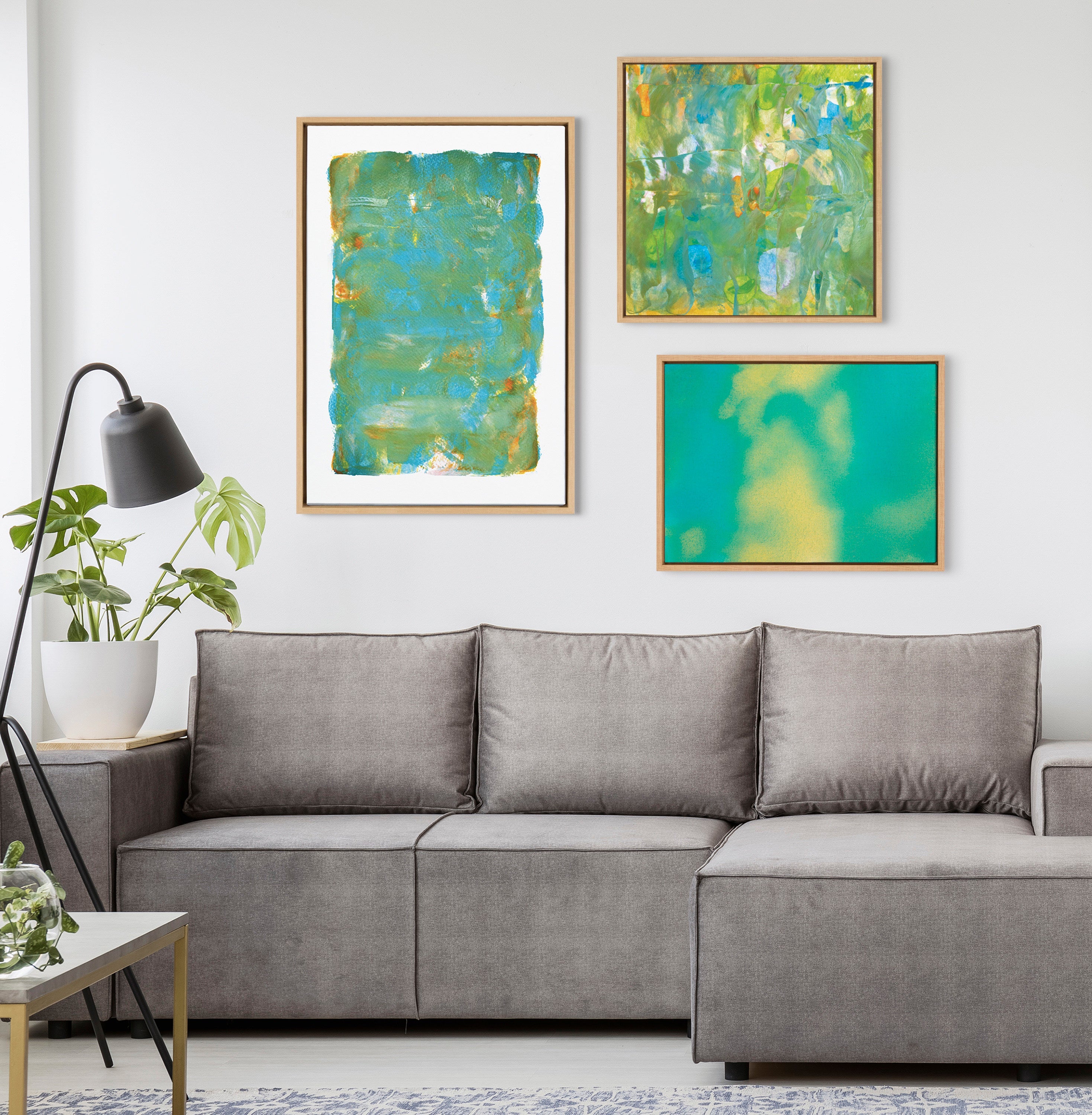 Sylvie Mango Framed Canvas by kateandlaurel - product image 8 for Resin Society