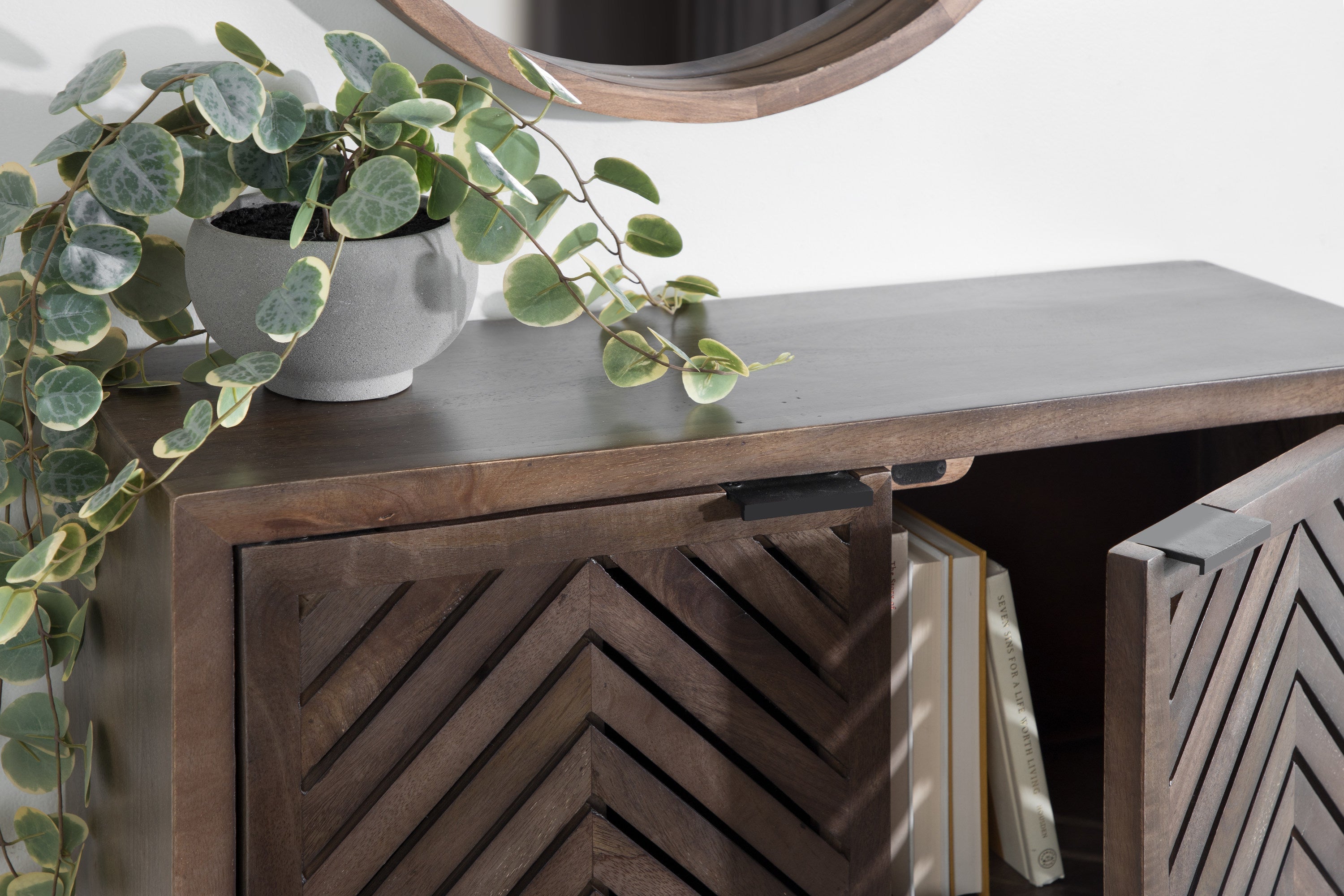Mezzeta Decorative Wood Wall Cabinet by kateandlaurel - product image 19 for Resin Society