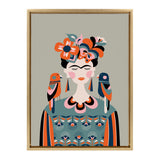 Sylvie MCM Frida Kahlo Framed Canvas by kateandlaurel - product image 8 for Resin Society
