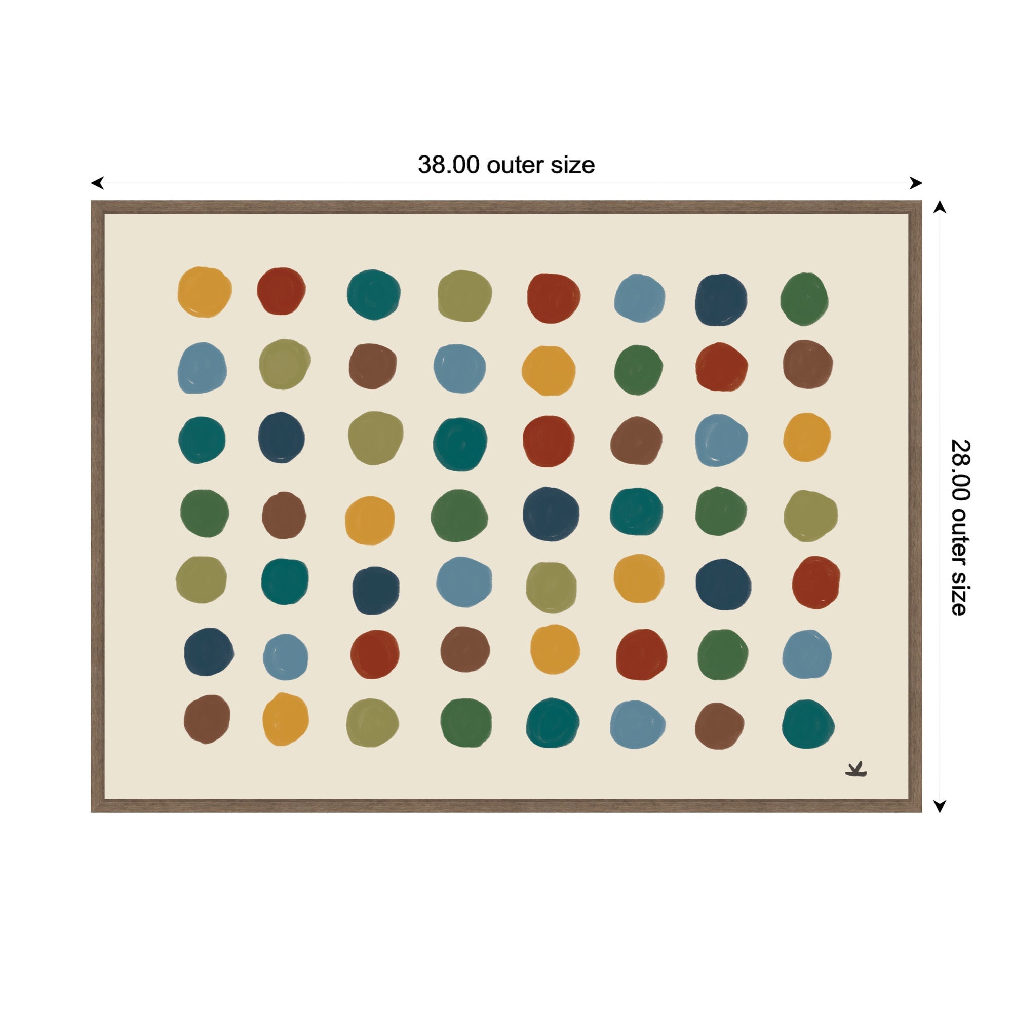 Meditation No.
3b by Kelly Knaga Framed Canvas Wall Art Print