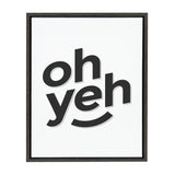 Sylvie Oh Yeh Framed Canvas By Rocket Jack by kateandlaurel - main product image for Resin Society