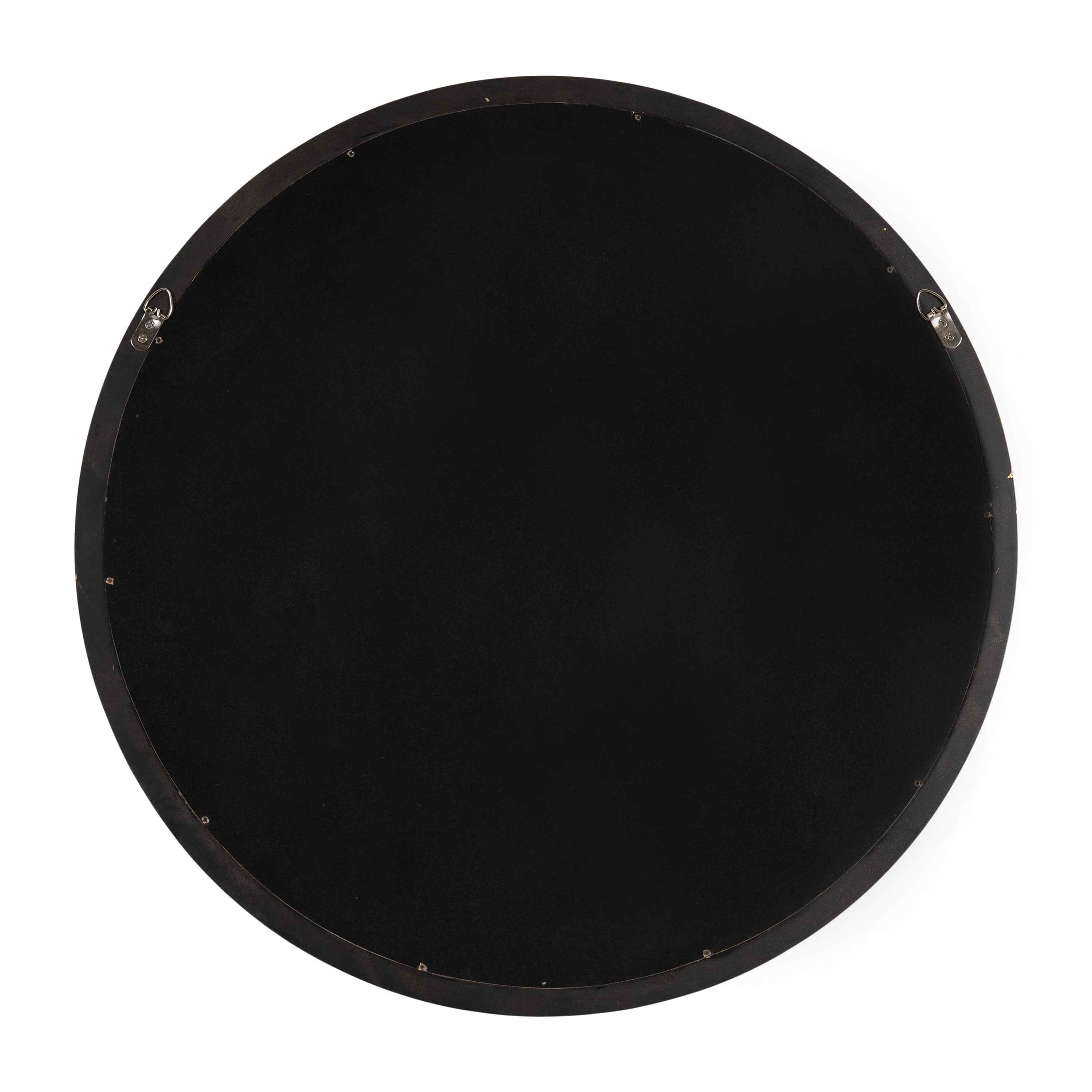 Hatherleigh Round Wood Wall Mirror